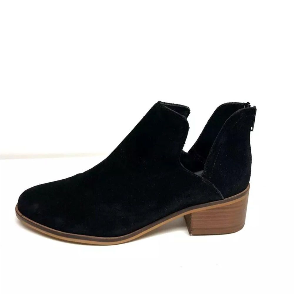Leather Women's Black Ankle Boots